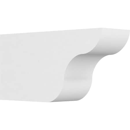 Ekena Millwork Standard Carmel Architectural Grade PVC Rafter Tail, 6"W X 10"H X 20"L RFTP06X10X20CAR
